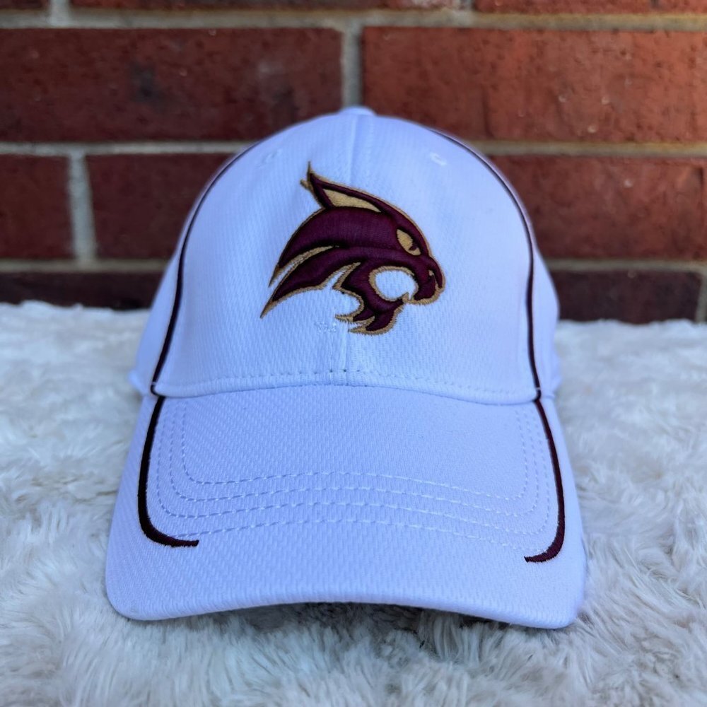Top of the World Texas State Fitted White Hat One Size